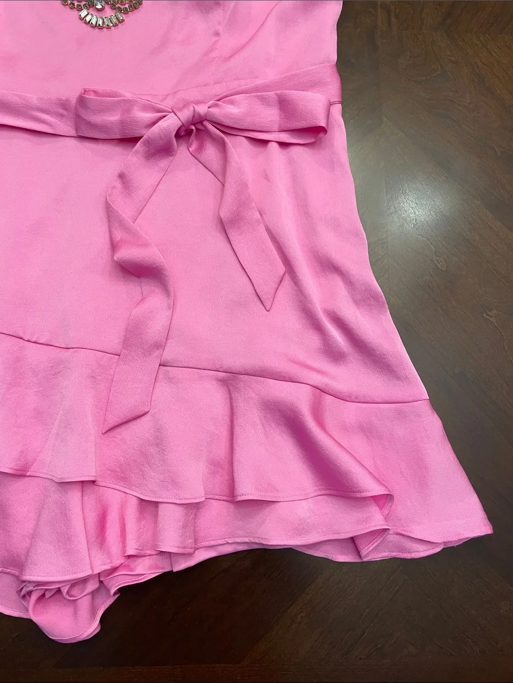 Express Pink Ruffle Romper - Picture 6 of 16